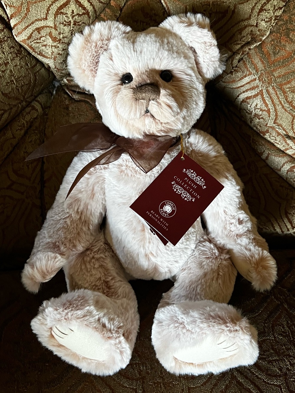 Charlie Bears Crabby Bear CB262570 13” designed by Isabelle Lee